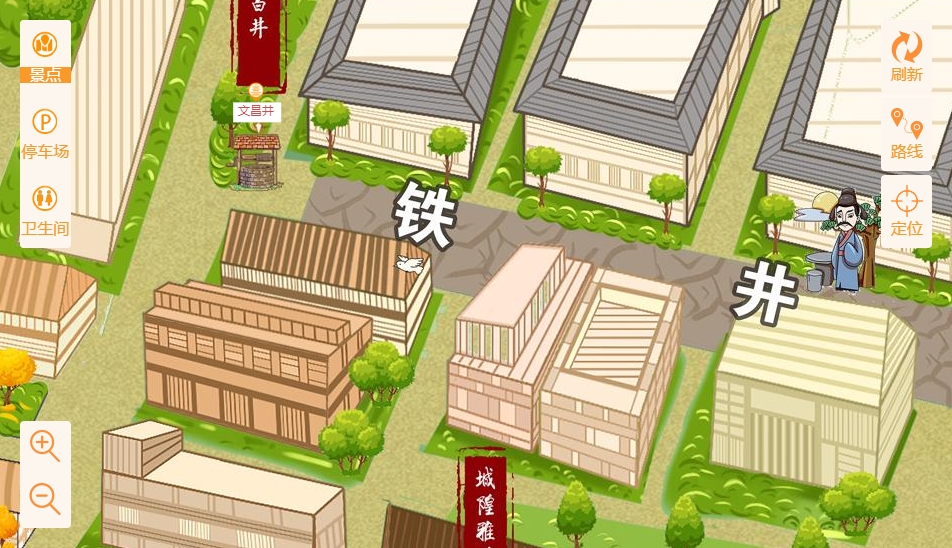 南岗智慧景区：手绘地图与语音导览的完美融合